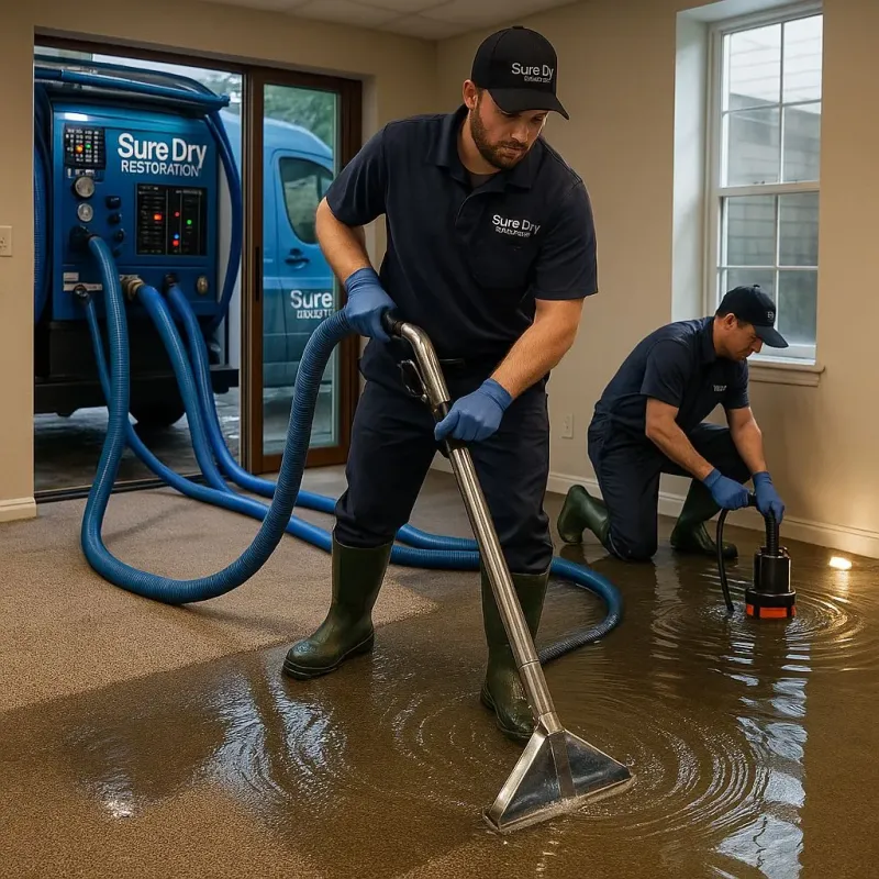 Water Extraction and Removal process in Hyde Park, PA